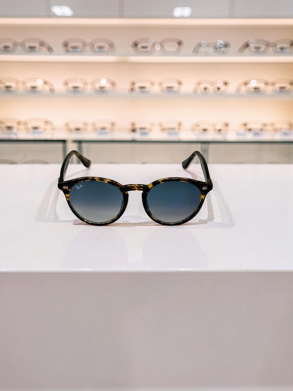 Occhiali da sole 2180 710/4L Tartaruga - Lenti Blu Sfumate Taglia 51-20-150