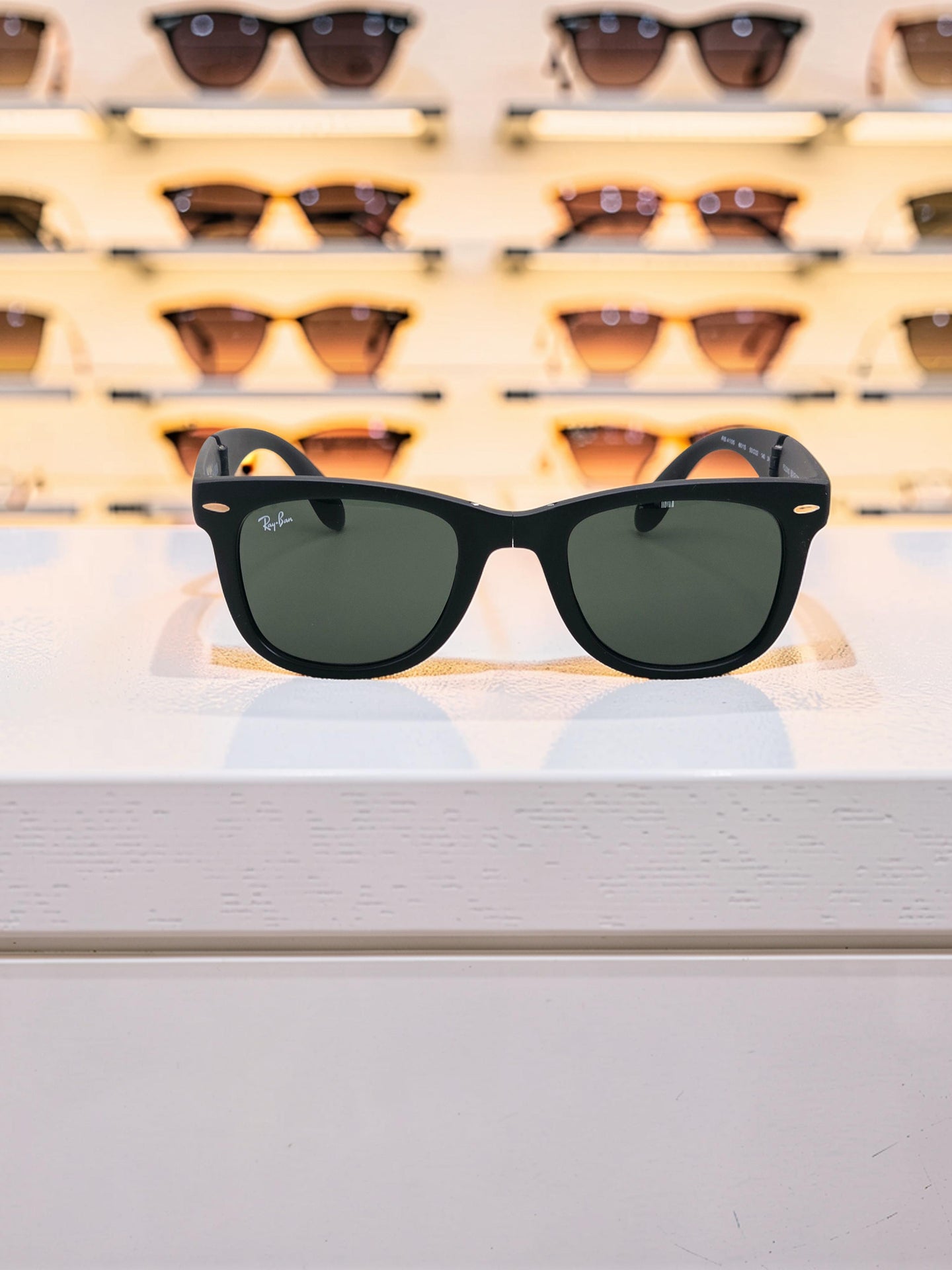 Occhiali da sole 4105 601S Nero Opaco - Lenti Verde G-15 Taglia 50