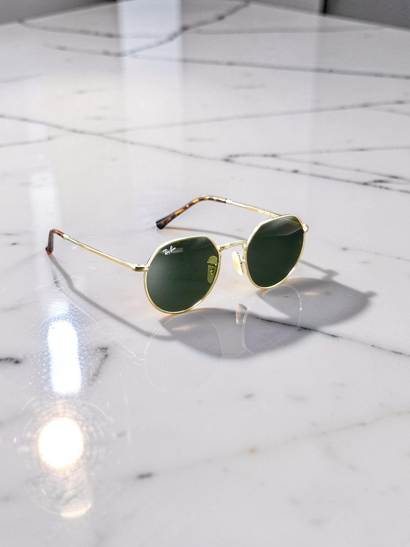 Occhiali da sole 3565 9196/31 Oro Lucido - Lenti Verde G-15 Taglia 53