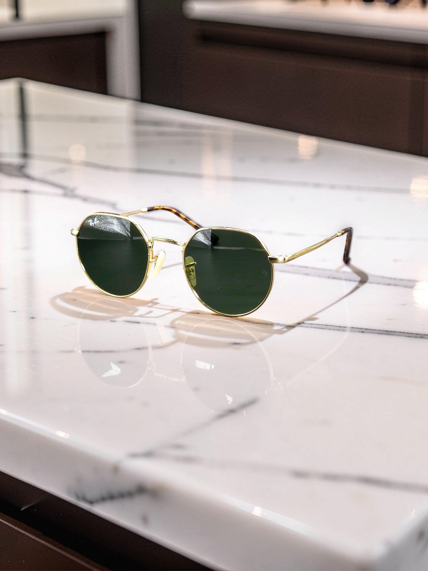 Occhiali da sole 3565 9196/31 Oro Lucido - Lenti Verde G-15 Taglia 53