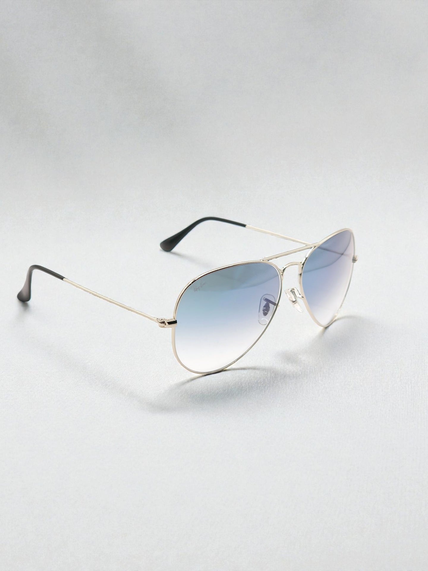 Occhiali da sole 3025 003/3F Argento - Lenti Blu Sfumate Taglia 58-14-135