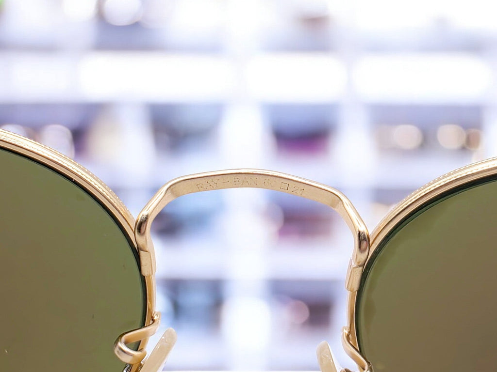 Occhiali da sole Round Metal 3447 112/17 Oro Opaco - Lenti Blu Mirror Taglia 50-21-145