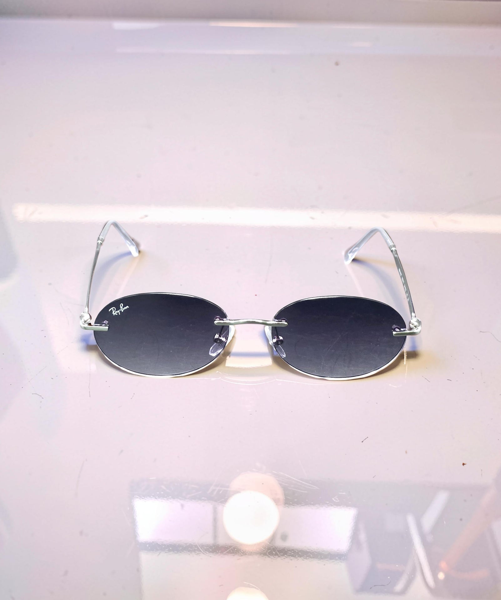 Occhiali da sole 3767 003/11 Argento Lucido con Lenti Grigio Sfumate Taglia 54