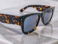 Occhiali da sole 0840S Mega 902/56 Tartarugato Lucido con Lenti Blu Taglia 51