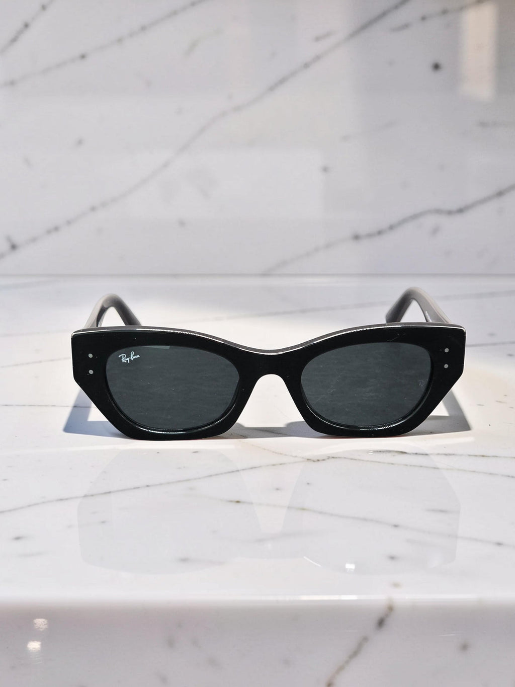 Occhiali da sole 4430 6677/87 Nero Lucido con Lenti Grigie Taglia 52