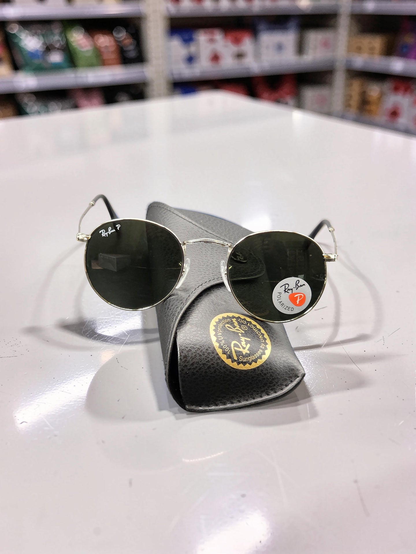 Occhiali da sole 3447 003/58 Argento Lucido con Lenti Verde Polarizzate – Taglia 50